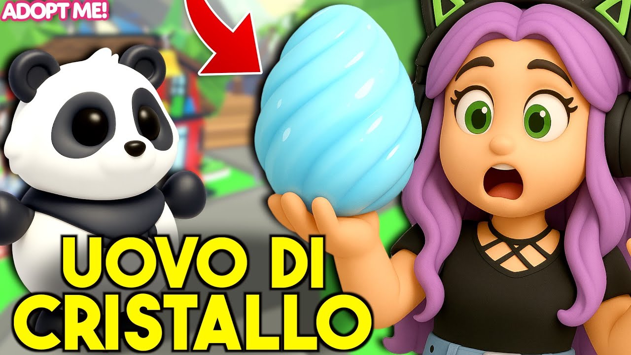 APRO le NUOVE UOVA di CRISTALLO con PET LEGGENDARI ESCLUSIVI su Adopt Me Roblox 😱