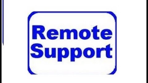 Help Desk Remote Support Home/other Users