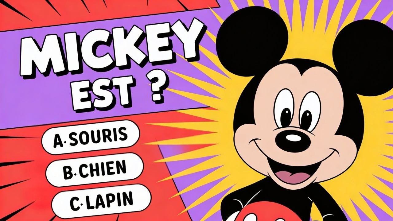 Devine QUI c'est ? Quiz Mickey