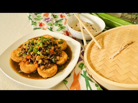 Egg Tofu with Minced Pork เต้าหู้ทรงเครื่อง - Episode 24