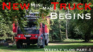 Mini MAN Overland truck build begins.  [S1 - Eps. 1]