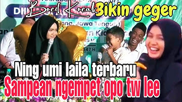 NING UMI LAILA TERBARU// BOCIL SUPER KOCAK..NING UMI DI BIKIN PUYENG