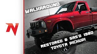 Walkaround  Modified 1980 Toyota Pickup on 38s!!