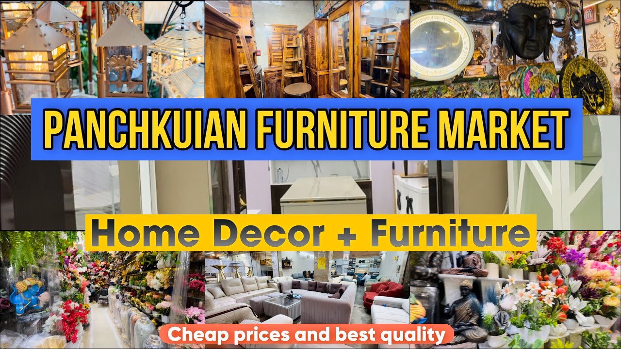 Sofa sets Beds Almirah Dining table & all furniture items| Panchkuian furniture market Delhi 🙂