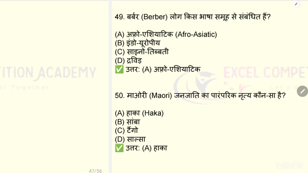विश्व की प्रमुख जनजातियाँ (Tribes ) | उनके घर, पेशे और महत्वपूर्ण MCQs | Tribes of the World