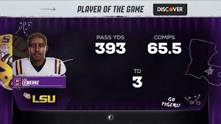 CFP rd2: LSU v Ucon