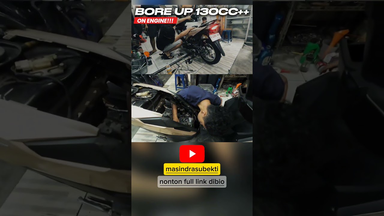 BEAT K44 BORE UP 130CC ON ENGINE 