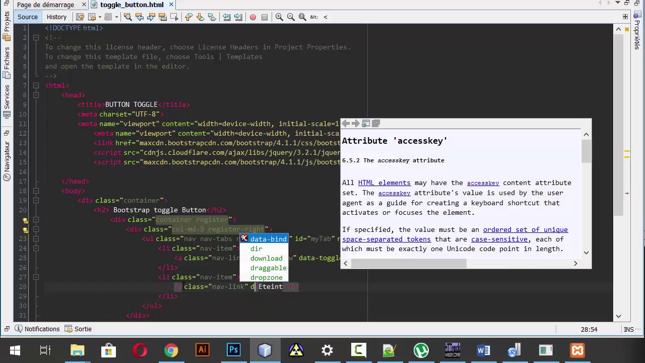 Toggle Button Bootstrap - YouTube