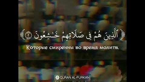 محمد اللحيدان /قد افلح المؤمنون تلاوة خاشعة حالات واتس اب