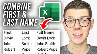 How To Combine First and Last Name In Excel - Full Guide by GuideRealm 331 views 1 day ago 58 seconds