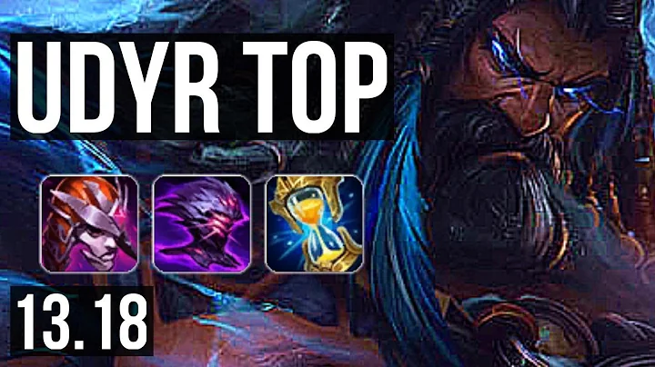 UDYR vs JAYCE (TOP) | Rank 7 Udyr, 1100+ games, 6/3/10 | KR Challenger | 13.18