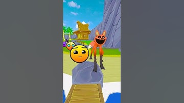 COMPARISON FIRE IN THE HOLE GEOMETRY DASH VS ZOONOMALY VS POPPY PLAYTIME IN GARRY