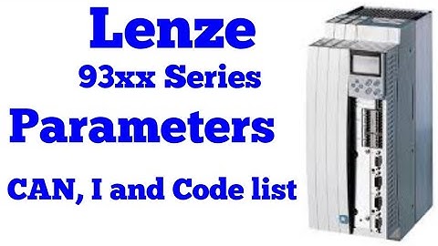 Lenze Evs93xx VFD short method to find CAN Address | 93xx series inverter