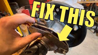 QUICK FIX to repair LEAKING Steering Knuckles! *CRITICAL*