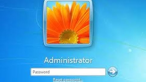 How to create password in PC window 7/8/8.1/10/XP