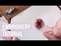 tri-colored rose embroidery tutorial - quick and easy | Stitching Sabbatical