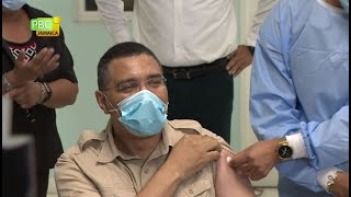 Opposition Leader, PM Holness And Wife Vaccinated