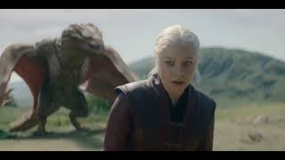 Caraxes Vs Sheepstealer Vs Syrax fight scene - House Of The Dragon Season 3 Episode 07 screenshot 4