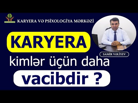 Video: Karyera Rəhbərliyi: Kimə Və Nəyə Görə?