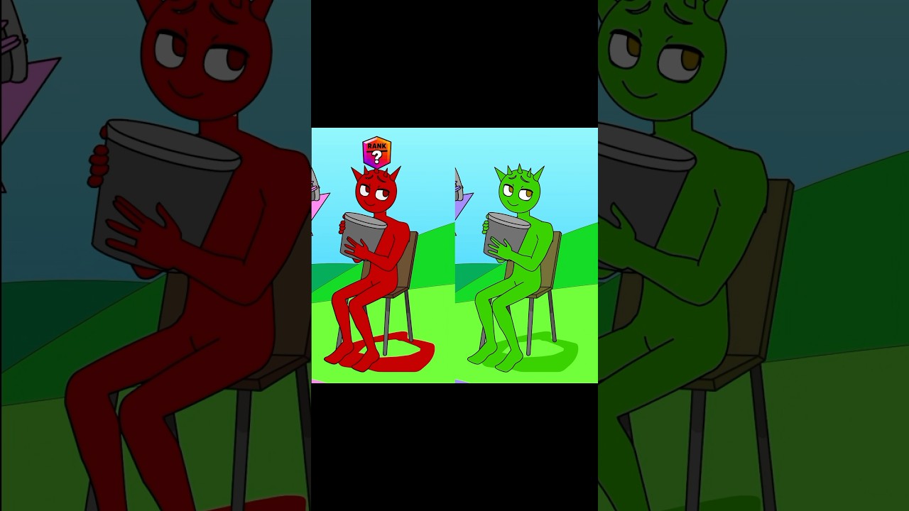 Pour Challenge COMPLETE EDITION #shorts #rank #sprunki