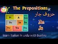 52. Le preposizioni:Da and In | learn italian in urdu