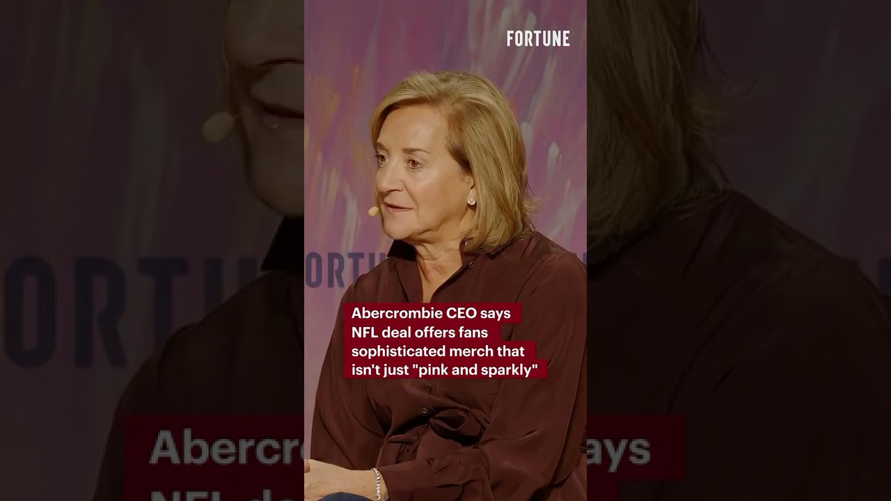 Abercrombie CEO says NFL deal offers fans sophisticated merch that isn