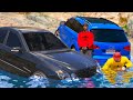 РЕАЛЬНЫЕ ПАЦАНЫ В GTA 5 - СПИХНУЛИ С ДОРОГИ MERCEDES E55! ПРОУЧИЛИ ОБМАНЩИКА! 🌊ВОТЕР