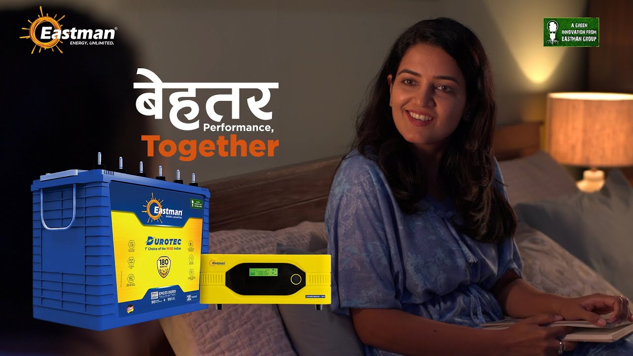 Inverter & Inverter Battery Combo | TVC Film | 36 months* Warranty -  Eastman