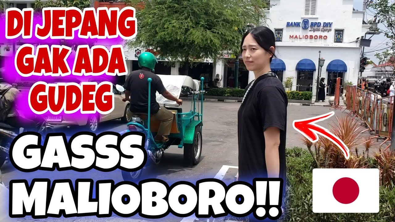 Ngajak istri jepang ke Malioboro di siang hari | Jogja part 1