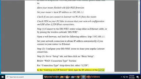 Setup bVPN L2TP VPN on DD-WRT Router