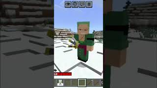 “Zoro Before vs After Time Skip in Minecraft 😈⚔️”#onepiece #zoro #minecraft #gamingytshorts