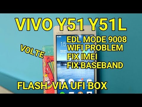 CARA FLASH VIVO Y51 - VIVO Y51L VIA UFI BOX TESTED I VIVO Y51 Y51L WIFI