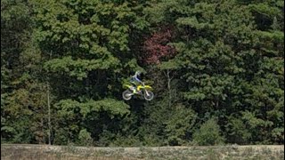 Hitting the 120 foot jump at MX 101. 10/4/25