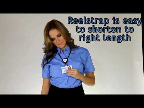 Airport ID badging office - Airport ID badge holder Reelstrap for airport staff