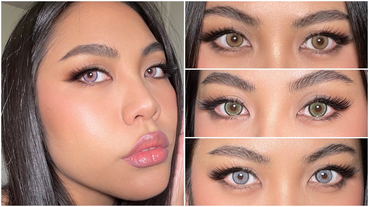 Just4Kira Tryon Haul Colored Contact Lenses for Dark Brown Eyes