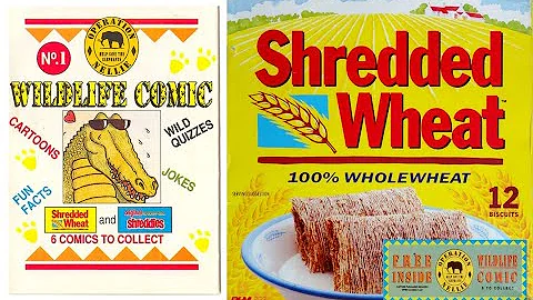 Shreddies Wildlife Cereal Comics (1990)