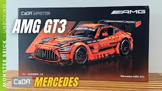 Unbox: CaDA MERCEDES-AMG GT3 (5466 pieces) C64008W Building Set 1