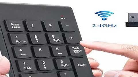 Mini Wireless Numeric Keyboard 2.4GHz  Numpad 18 Keys Digital Pave numpad for Accounting Teller Lapt