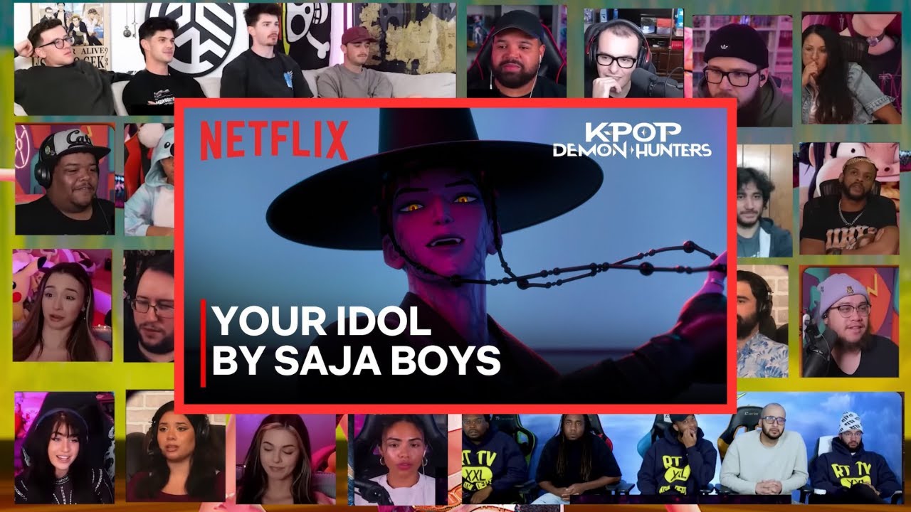Saja Boys - Your Idol | NETFLIX Kpop Demon Hunters Reaction Mashup Saja Boys - Your Idol | NETFLIX Kpop Demon Hunters Reaction Mashup