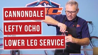 Lefty Ocho Lower Leg Service - How to 50hr service your Cannondale Lefty Ocho Fork