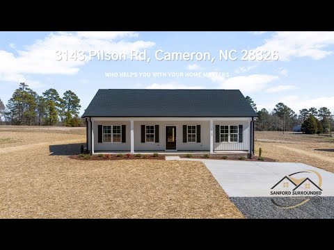 3143 Pilson Rd, Cameron, NC home video tour