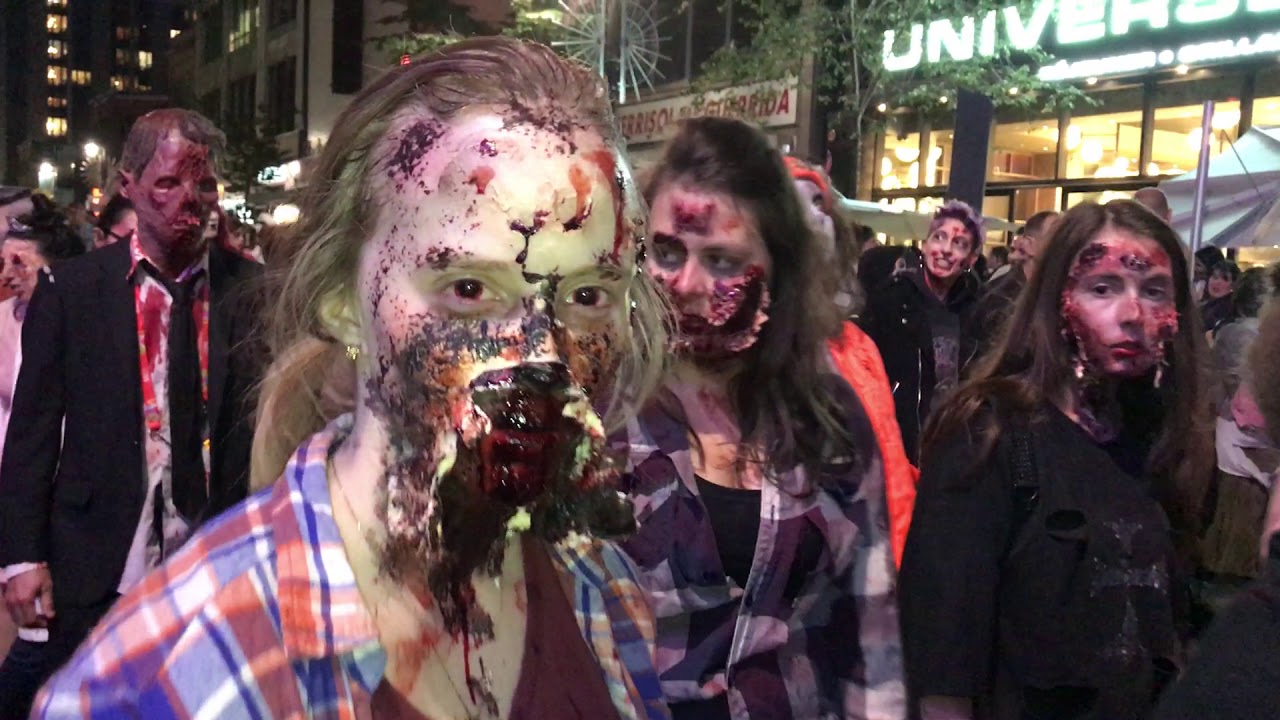 La Marches des Zombies , Montréal 2017, 4K
