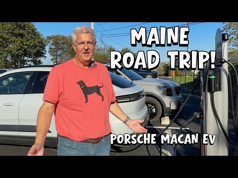 Porsche Macan EV Maine Road Trip Adventure