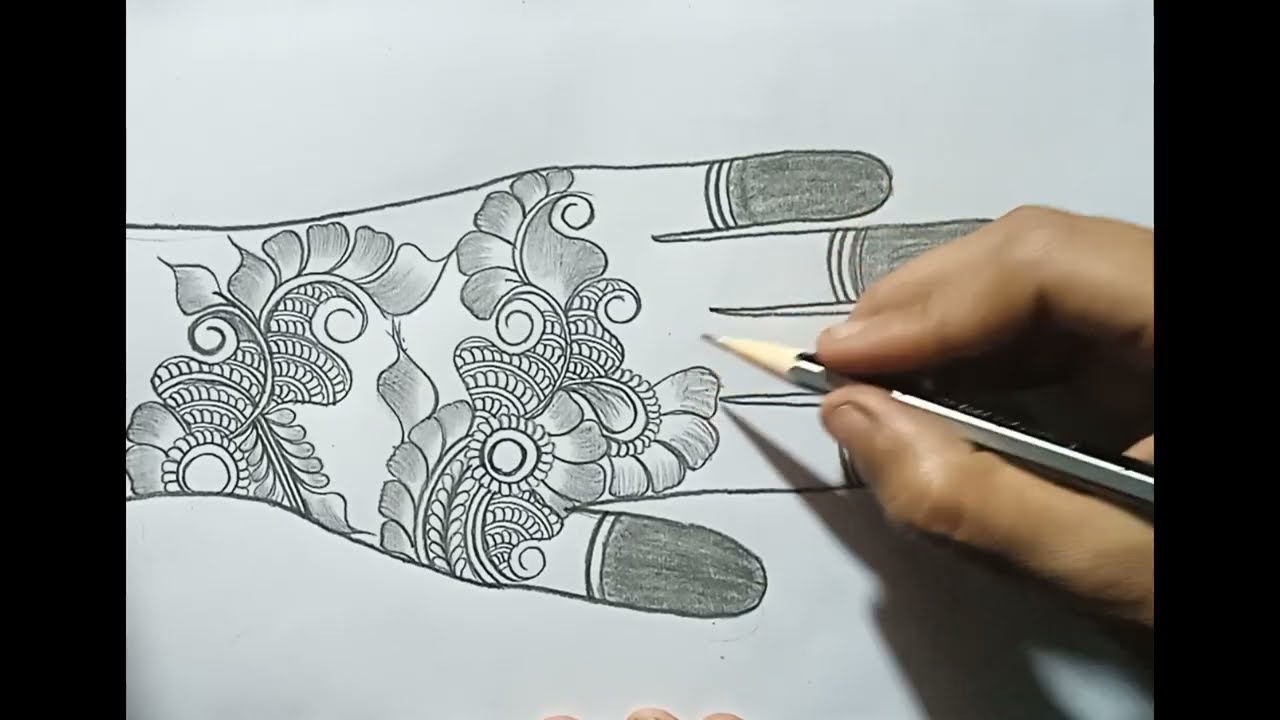 Stylish mehandi 🥰❤ // Long Bridal Mehandi Design // Mehandi 😍