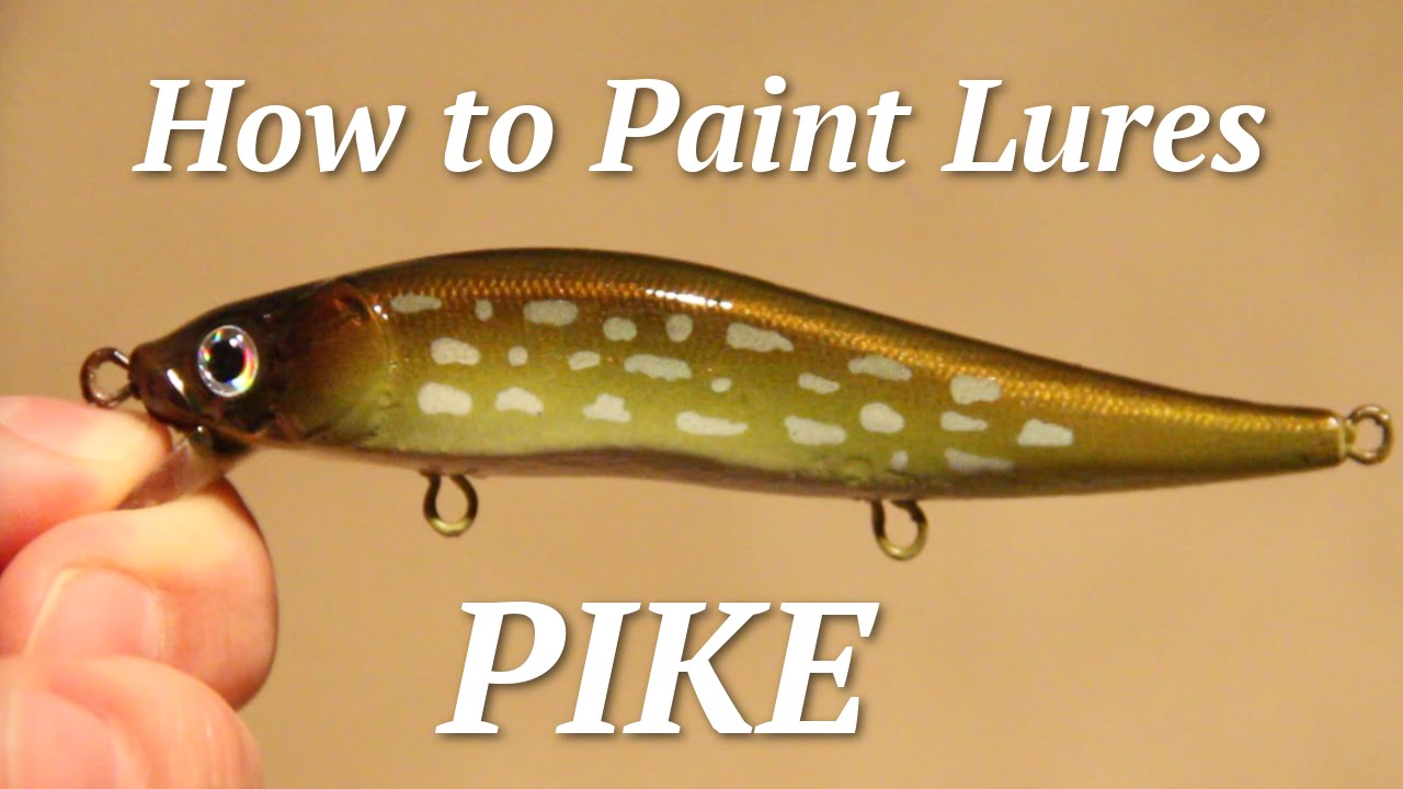 How to - Airbrush a Lure (Pike lure) 