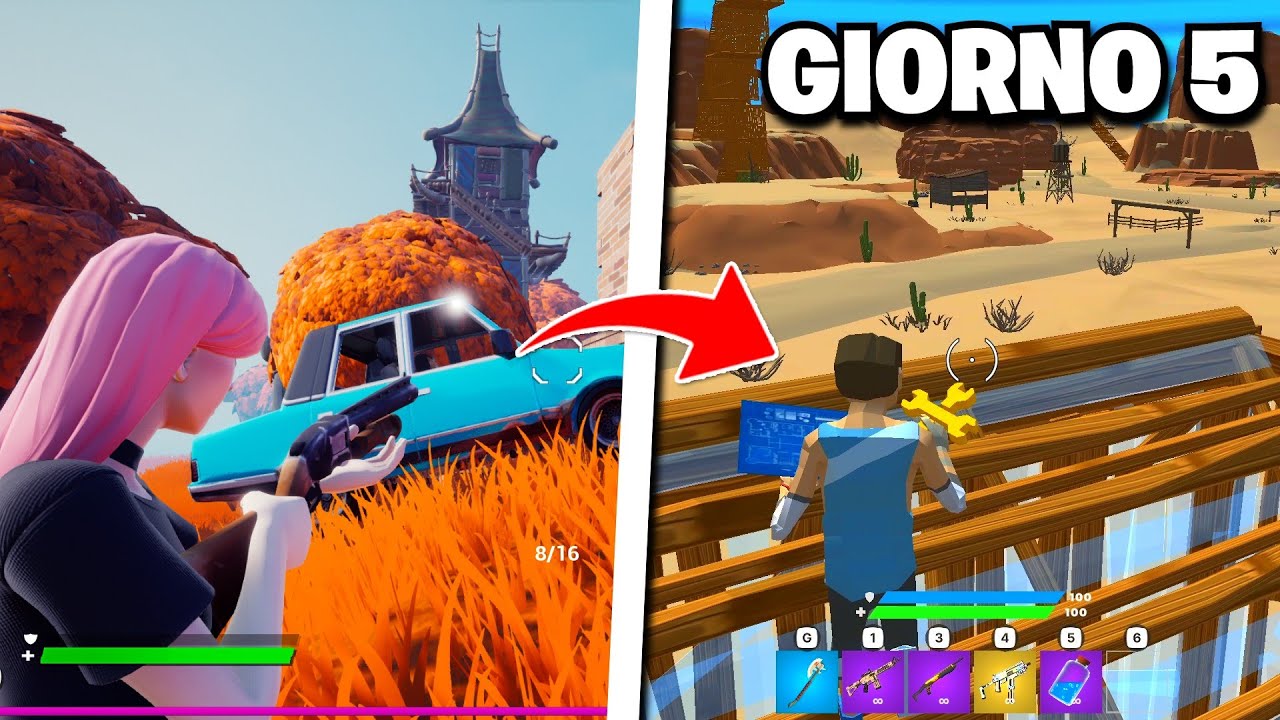Fortnite ma ogni KILL gioco una COPIA più BRUTTA!