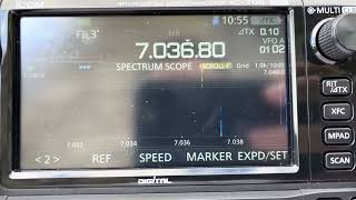 IQ5VK/B 40m beacon (new frequency and hardware)