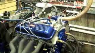 489 MARINE BBC 600HP DYNO PULL NOVA