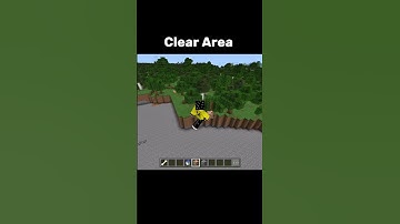 Clear forest command! #minecraft #minecraftshorts