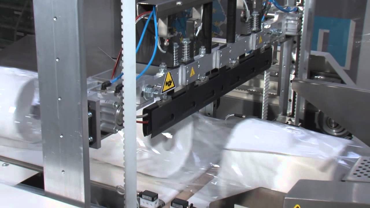 Paper rolls packaging line